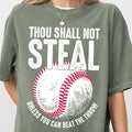 Thou Shall Not Steal DTF Transfers - THIS IS NOT A SHIRT Hoodie, Sweatshirt | RetroVerseTees.com