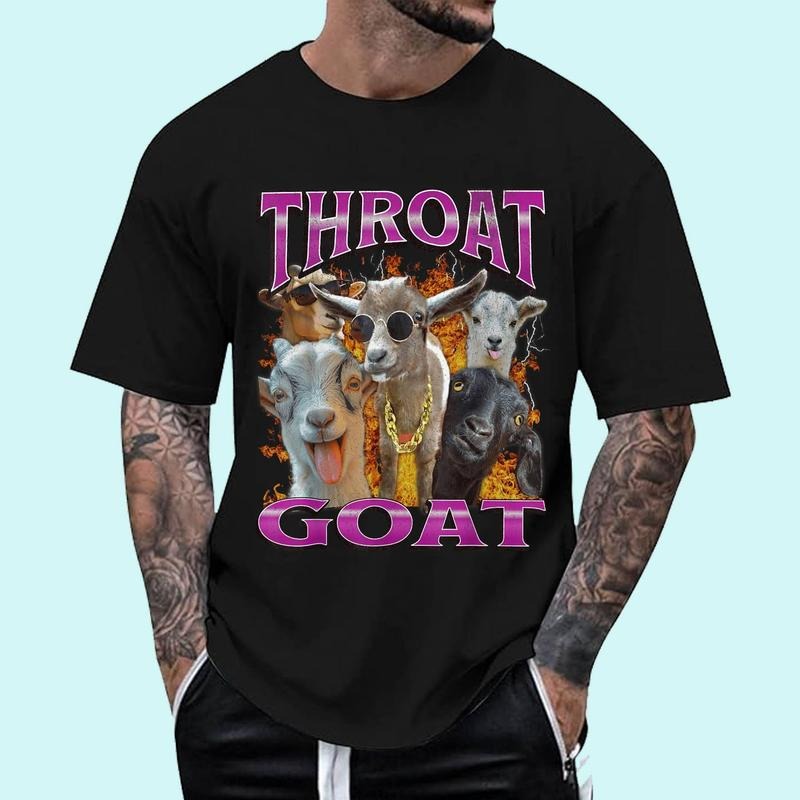 Throat Goat Funny Offensive Adult Humor Unisex T-Shirt, Cotton 100%, Top Trending Fashion Hoodie, Sweatshirt