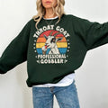 Throat Goat Professional Gobbler Funny Sweatshirt Casual Street Style Fleece Fabric Crewneck Pullover Sweatshirt Tops...