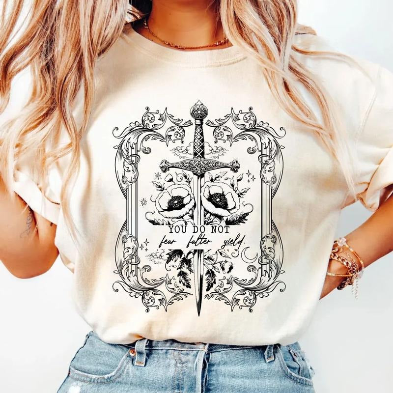 Throne Of Glass Book Quote Shirt Tshirt Sweatshirt, Unisex Sweater Pullover Tee Hoodie | RetroVerseTees.com