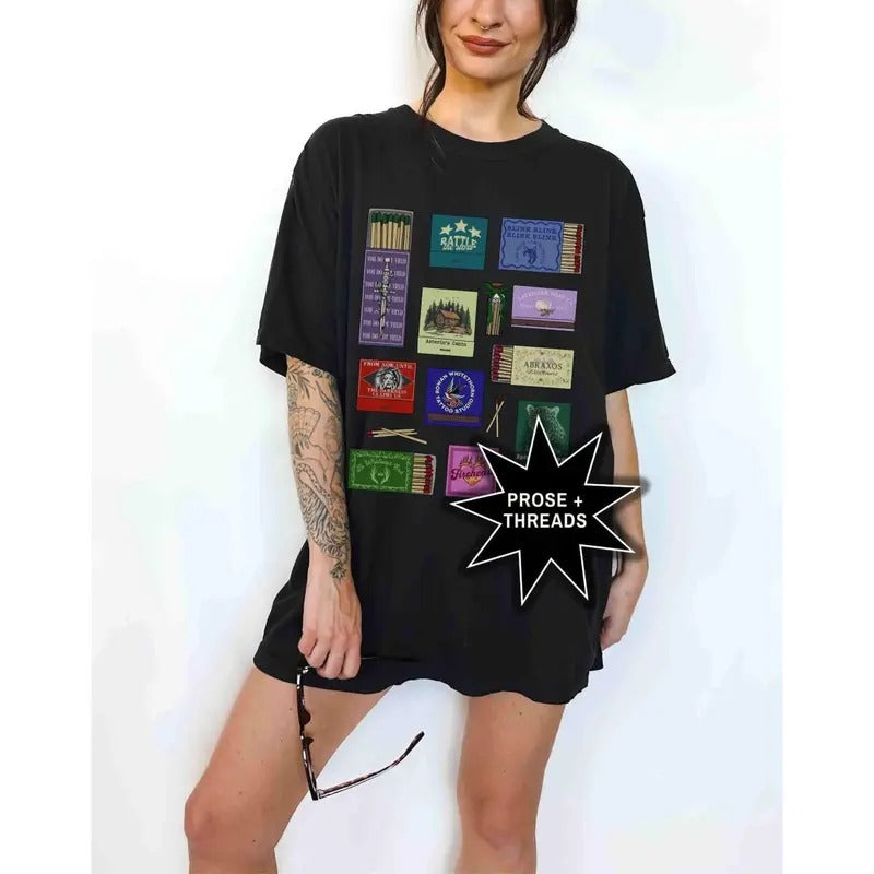 Throne Of Glass Matchbox Shirt, Merch For Book Lovers Sarah J Maas Merch SJM Gifts Booktok Merch Bookstagram You Do Not...