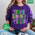 Throw Me Something Mister Sweatshirt, Mardi Gras Crewneck, Holiday Women's Sweater T-Shirts, Hoodie | RetroVerseTees.com