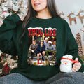 Thug Life Character Xmas Christmas Sweatshirt, Character Movie Xmas Sweatshirt Funny Christmas Sweatshirt, Cozy Green...