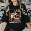 Thug Life Gr1nch Tshirt, Season Christmas Friends Tee, Spooky Babes Shirt, Coffee Lovers Gift, Unisex Short Sleeve Tee,...