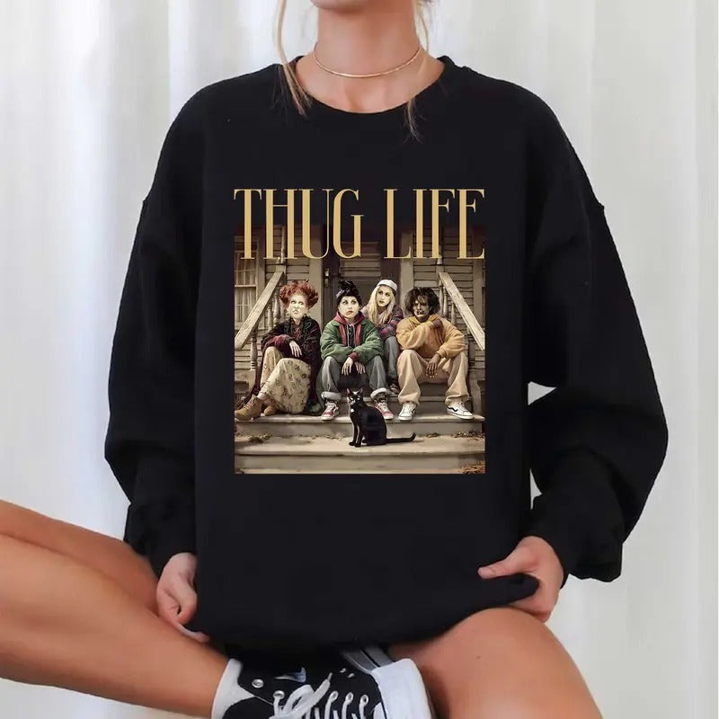 Thug Life Halloween shirt Hoodie, Sweatshirt | RetroVerseTees.com