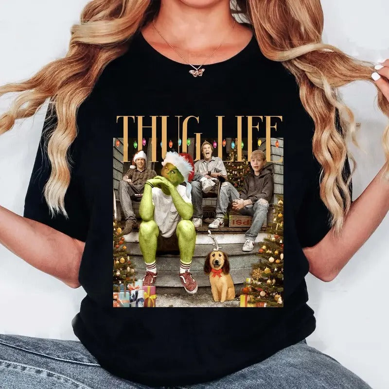 Thug Life Shirt, Christmas Comedy Movies Friends, The Boys Of Winter Christmas Shirt, Unisex Short Sleeve Tee Hoodie,...
