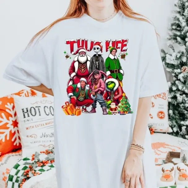 ThuggLife Christmas Movies T-Shirt, Christmas Shirt Hoodie, Sweatshirt | RetroVerseTees.com