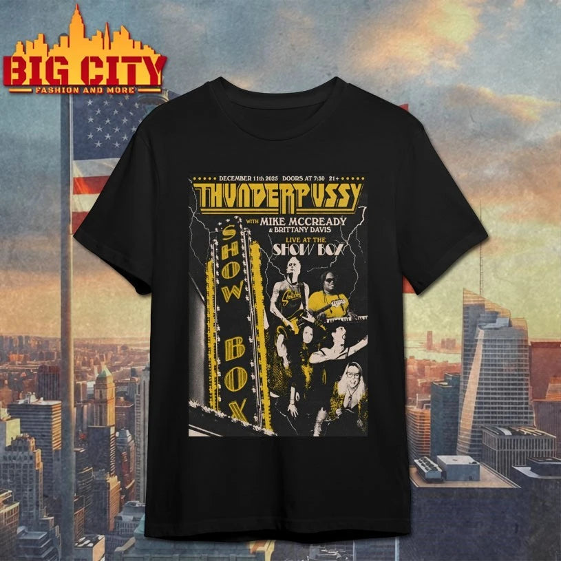 Thunderpussy Dec 11 2025 Seattle WA Poster shirt