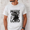 Till My Last Breath Swoosh Will Prasie TNF Lord Tee Pure Cotton Fabric Casual Streetstyle Crew Neck Short Sleeve T-Shirt...