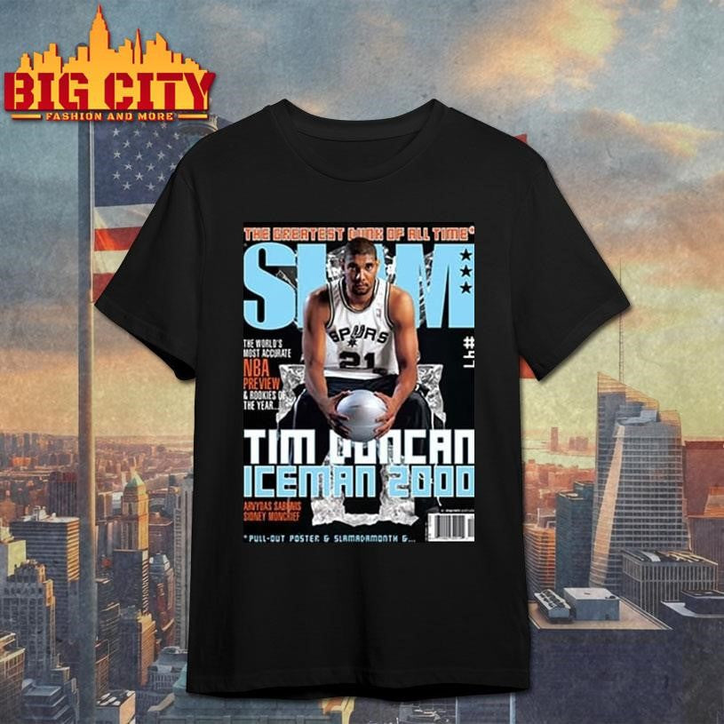 Tim Duncan San Antonio Spurs SLAM Cover Shirt
