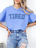 Tired Blue Tee Hoodie, Sweatshirt | RetroVerseTees.com