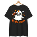Tis TNF Season Halloween Spiky hair fighters Ghost T-Shirt Unisex Cotton Graphic Shirts, Crew Neck, T-shirt for Men...