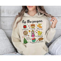 Tis The Season Conchas Sweatshirt, Mexican Food Christmas Sweater, Pan Dulce Mexico Party Shirt, Christmas Latina Gift,...
