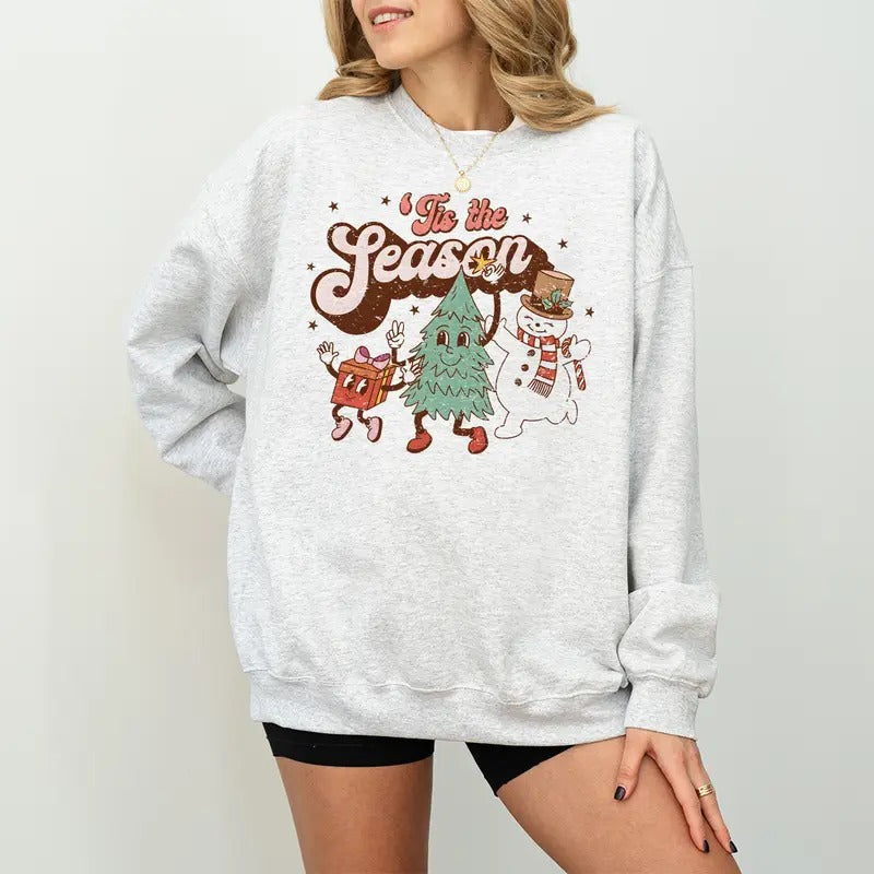 Tis The Season Sweatshirt, Christmas Tis The Season Shirt, Merry Christmas Sweatshirt, Christmas Tee, Cute Winter...