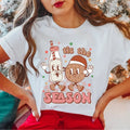 Tis The Season T-Shirt, Funny Christmas Shirt, Women Christmas Tee, Christmas Holiday Tee, Xmas Gift Shot Sleeve,...