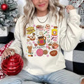 Tis The Season Tshirt Sweatshirt Hoodie, Mexican Christmas Shirt, Pan Dulce Sweatshirt, Mexican Party, Unisex Sweater...