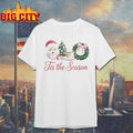 Tis The Season Yarn Santa Clause Coffee Christmas Shirt