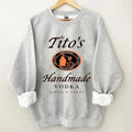 Tito Crewneck Sweatshirt Pullover Texas Spirit Enthusiast Graphic Hoodie T-Shirts | RetroVerseTees.com