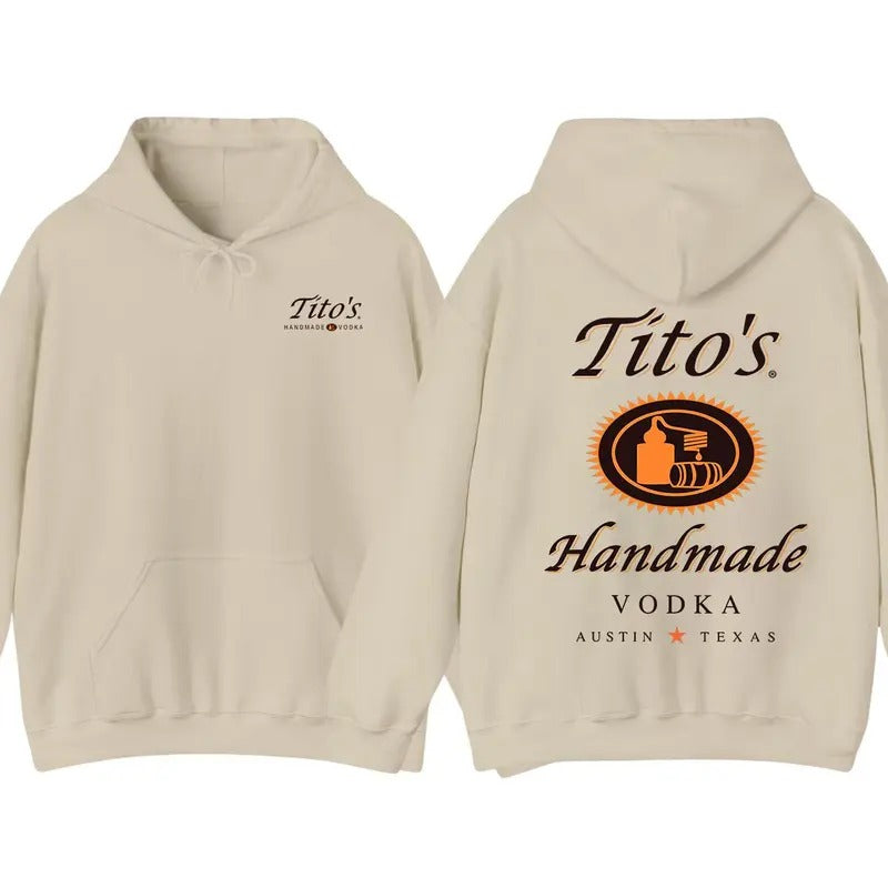 Titos Handmade Vodka Hoodie Unisex Mens Womens Hoo_808 , Multiple Colorways - Full Size Range T-Shirts, Sweatshirt