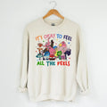 Today I Feel All The Feels InsideOut 2 Sweatshirt, InsideOut Characters Sweatshirt - Unisex Crewneck Sweatshirt for Men...