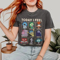 Today I Feel Inside Out Shirt, Joy Sadness Fear Disgust Angry shirt, Inside Out Characters Shirts, Mental Health shirt...