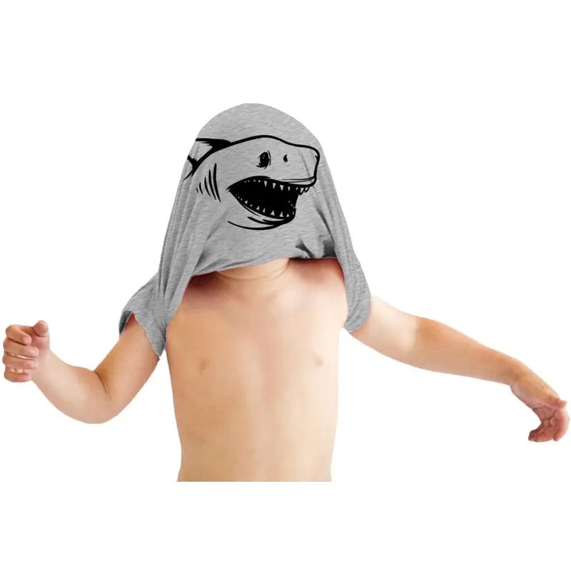 Toddler Ask Me About Jaws T Shirt Funny Shark Movie Flip Up Tee for Kids Funny Toddler Shirts Shark Apparel for Toddler...