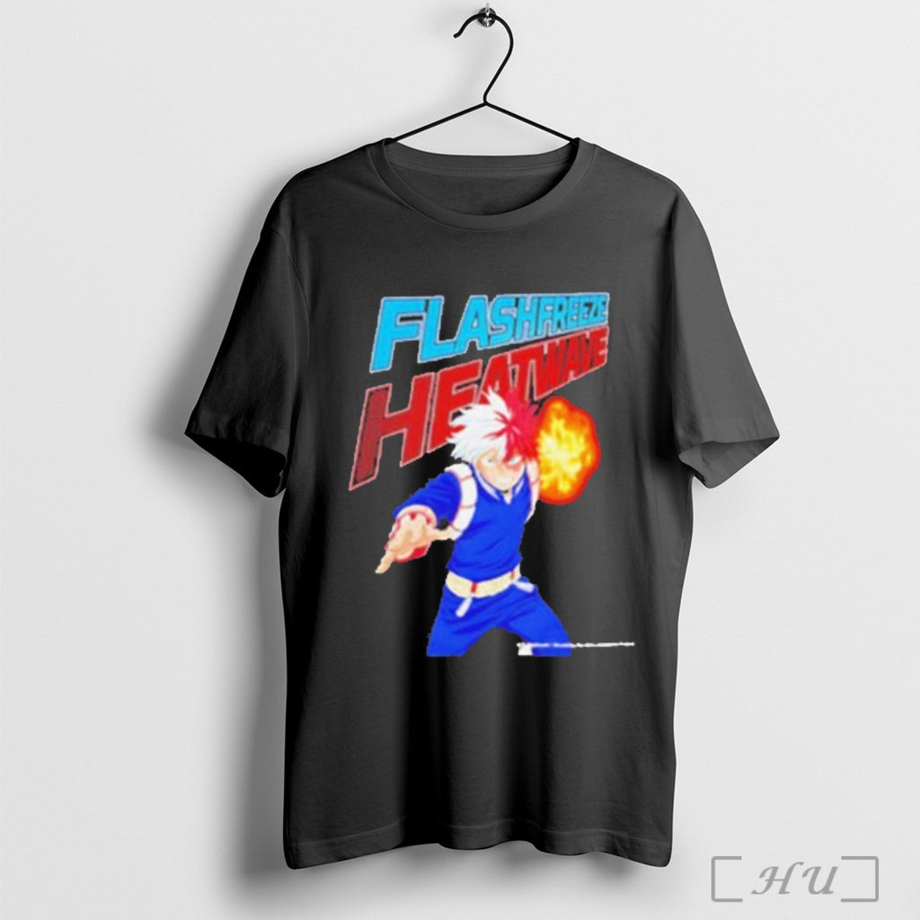 Todoroki Shoto Flashfreeze Heatwave My Hero Academia T Shirt