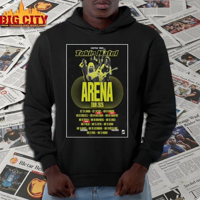 Tokio Hotel Arena Tour 2026 Limited Poster shirt