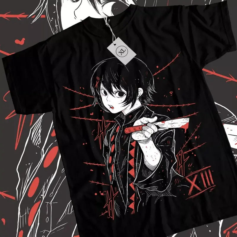 Tokyo Ghoul Anime T-Shirt & Sweatshirt, Juuzou Suzuya Girl Kawaii Waifu Graphic Tee, Anime Manga Lover Gifts Ball Comfort...