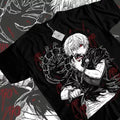 Tokyo Ghoul T-Shirt Ken Kaneki T-Shirt Japanaise Manga Anime Tshirt Tee All Size Hoodie, Sweatshirt | RetroVerseTees.com