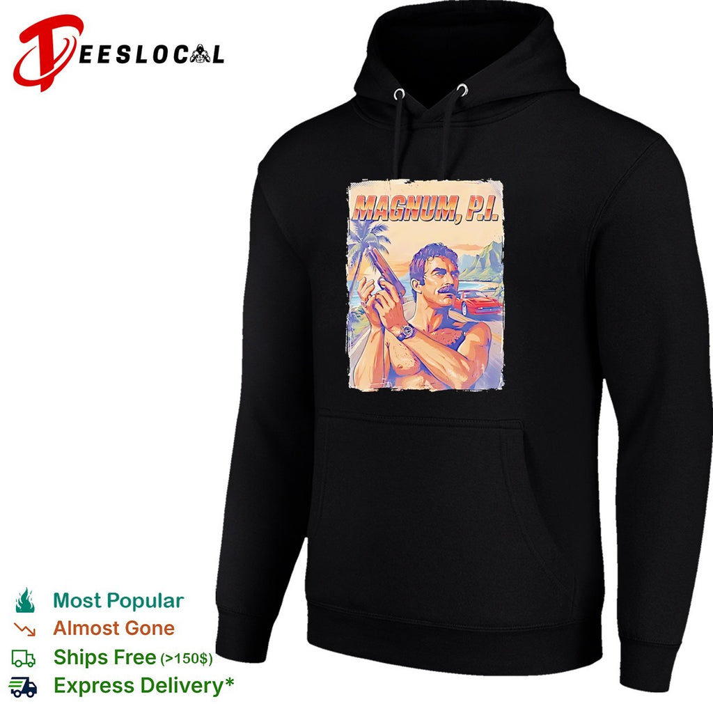 Tom Selleck Magnum PI Retro Portrait shirt
