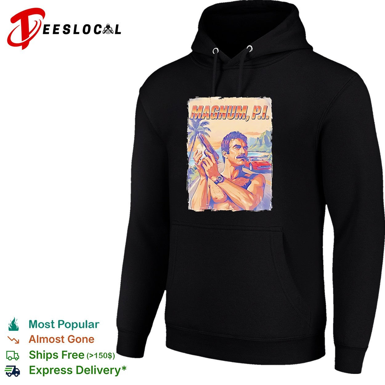 Tom Selleck Magnum PI Retro Portrait shirt