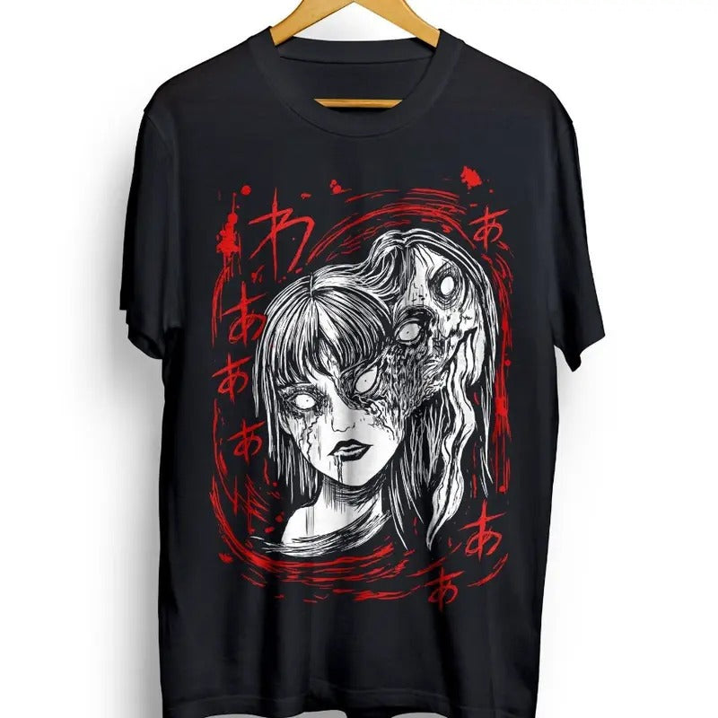 Tomie Junji Ito Uzumaki Horror Anime Manga TShirt Hoodie, Sweatshirt | RetroVerseTees.com