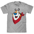Tony The Tiger Frosted Flakes Cereal Mascot T-Shirt - Athletic Heather Gray Hoodie, Sweatshirt | RetroVerseTees.com