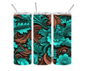 Tooled Leather Design 20oz Stainless steel tumbler T-Shirts, Hoodie, Sweatshirt | RetroVerseTees.com