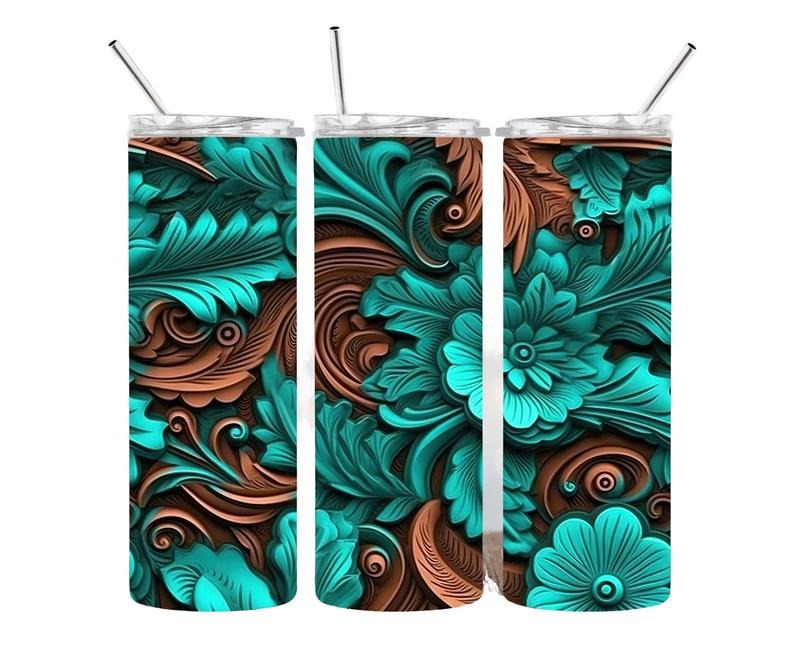 Tooled Leather Design 20oz Stainless steel tumbler T-Shirts, Hoodie, Sweatshirt | RetroVerseTees.com
