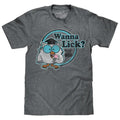 Tootsie Roll Pop Mr. Owl Wanna Lick? T-Shirt - Gray Hoodie, Sweatshirt | RetroVerseTees.com