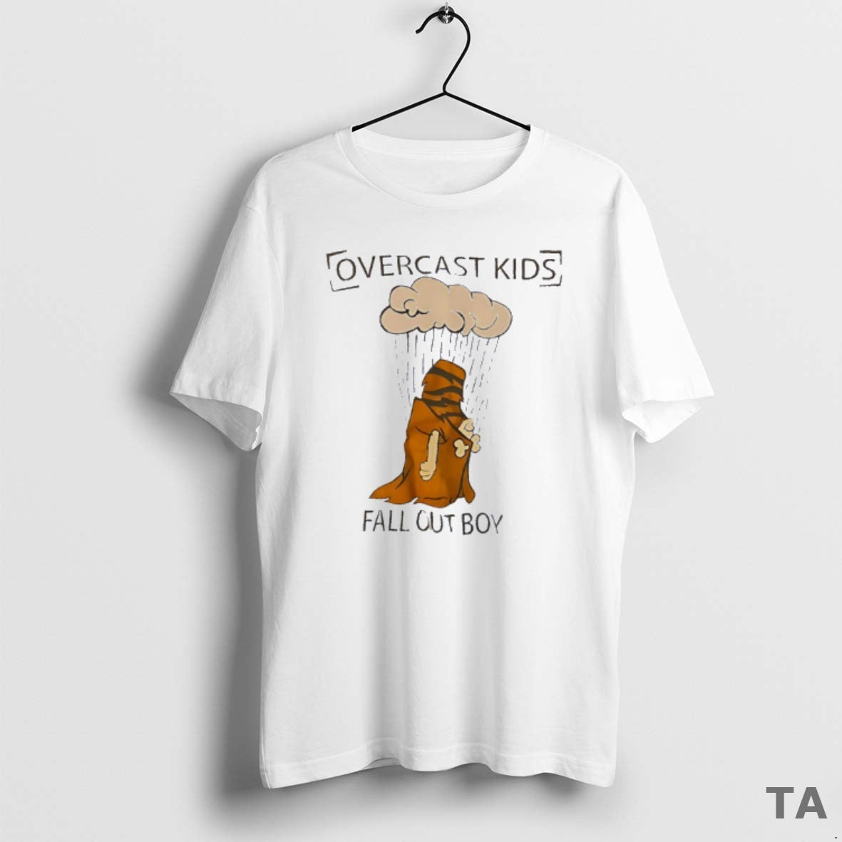 Top Cat Sitting Beneath A Raincloud Overcast Kids Of Fall Out Boy Band T-Shirts, Hoodie, Sweatshirt | RetroVerseTees.com
