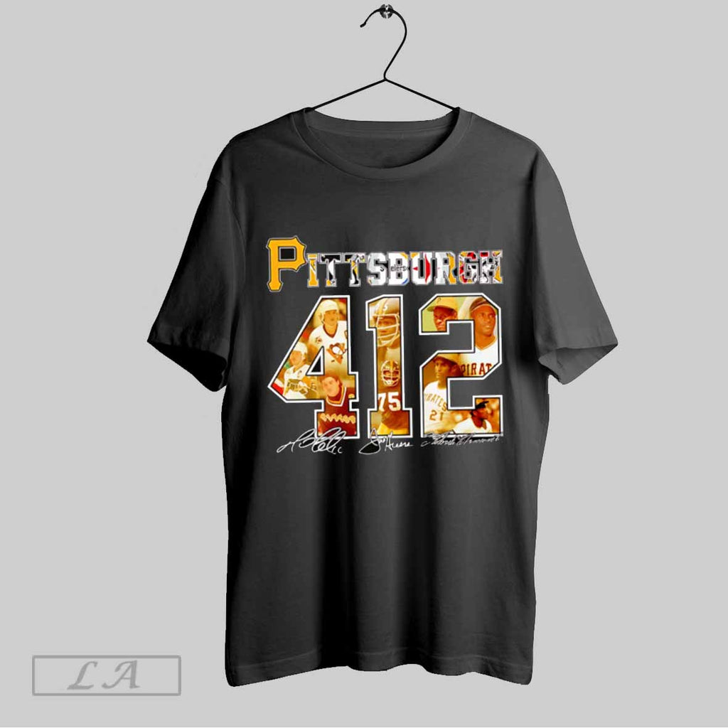 Top Pittsburgh 412 Signature T Shirt