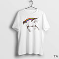 Top Unicorn With Rainbow Sketch T Shirt Sweater Hoodie, Sweatshirt | RetroVerseTees.com