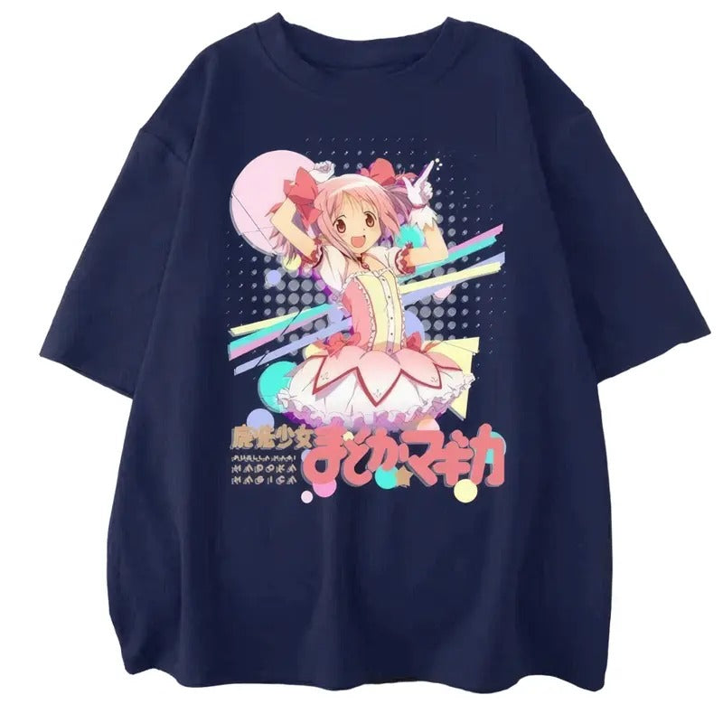 Top-notch Madoka Magica Anime Unisex Tees - Ultimate Art Collection Hoodie, Sweatshirt | RetroVerseTees.com