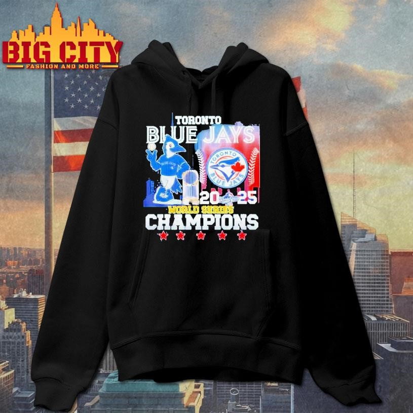 Toronto Blue Jays 2025 World Series Want It All Champions Mascot Shirt