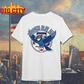 Toronto Blue Jays with Bluejay bird baseball maple leaf logo shirt
