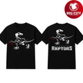 Toronto Raptors Glow Up Halloween Two Sided Shirt