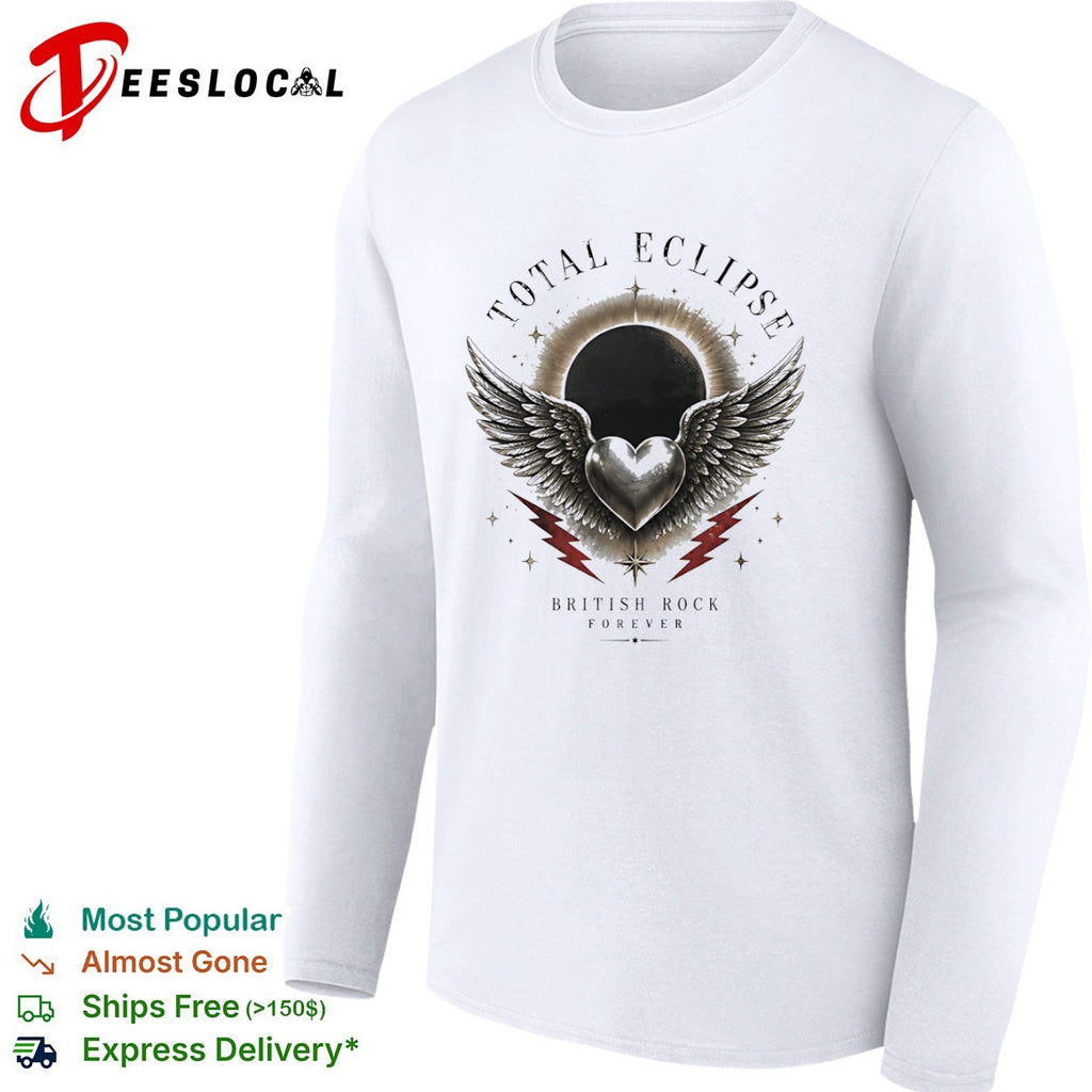 Total Eclipse British Rock Forever Heart and Wings shirt