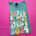 Total Solar Eclipse Comfort Colors T-Shirt Hoodie, Sweatshirt | RetroVerseTees.com
