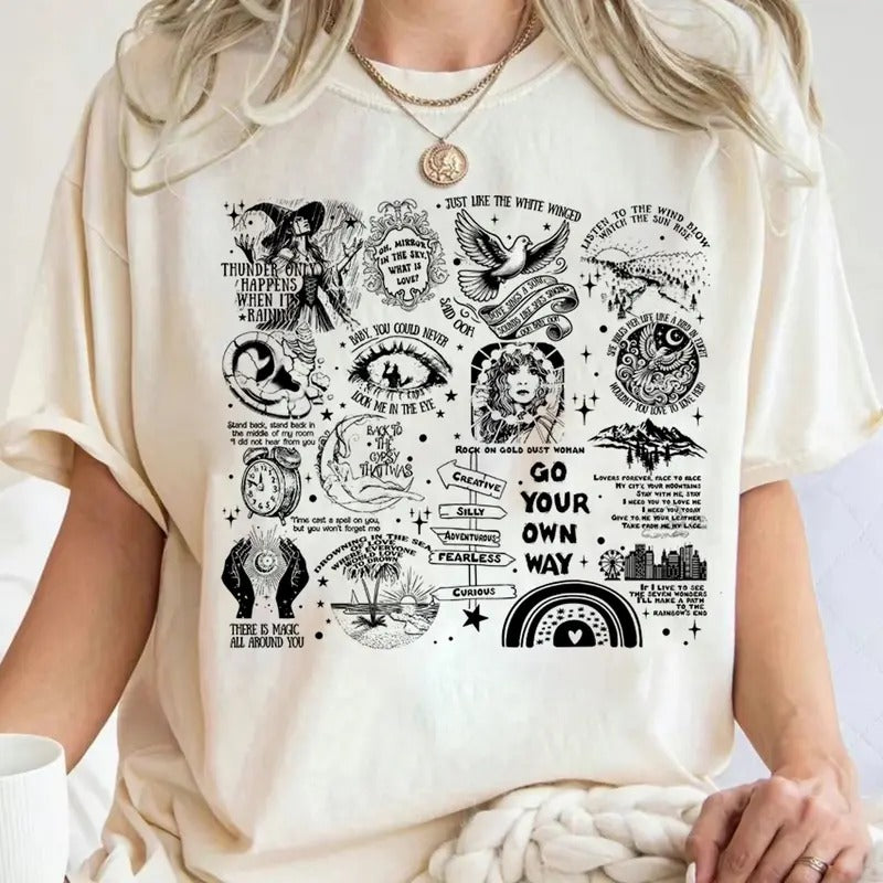 Tracklist Stevie Nicks  Newest Shirt Sweatshirt Hoodie, Silver Springs Shirt Unisex, Gifts For Her | RetroVerseTees.com