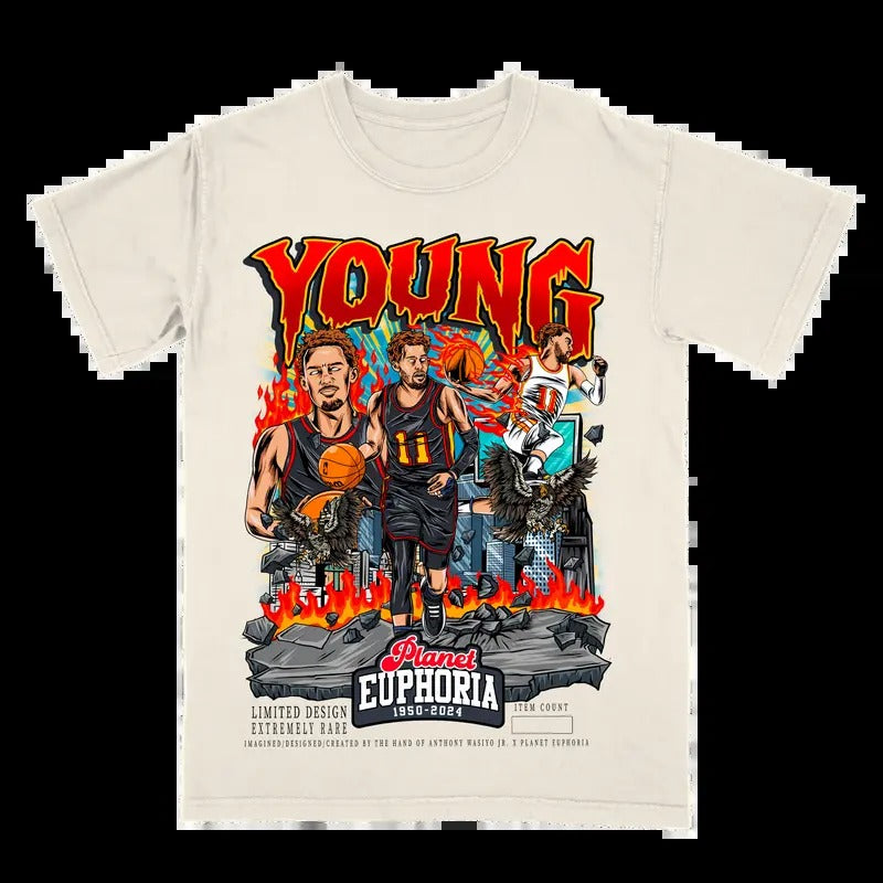 Trae Young Tee Hoodie, Sweatshirt | RetroVerseTees.com