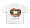 Trapped Society Graphic  Cotton Tee Shirt Opiium Y2k Fashion Streetwear Style Rap Tee Hoodie, Sweatshirt | RetroVerseTees.com