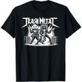 Trash Metal, Opossum Raccoon Metal Music Possum Rocker T-Shirt made in us Hoodie, Sweatshirt | RetroVerseTees.com